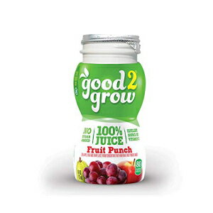 good2grow 100% Fruit Punch Juice Refill, 24-pack of 6-Ounce BPA-Free Juice Bottles, Non-GMO with No Added Sugar and Excellent Daily Source of Vitamin C. SPILL PROOF TOPS NOT INCLUDED