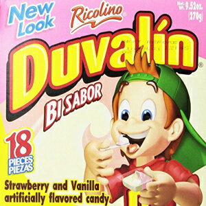 デュバリン キャンディ クリーム ストロベリー バニラ、18 個 (1 個パック) Duvalin Candy Creams Strawberry-Vanilla, 18-count (Pack..
