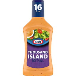 クラフト サウザンド アイランド サラダ ドレッシング (16 オンス ボトル、6 個パック) Kraft Thousand Island Salad Dressing (16 oz Bottles, Pack of 6)