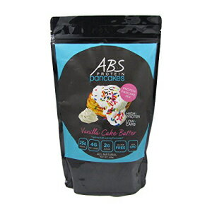 プロテインパンケーキミックス– ABSプロテインパンケーキとワッフル–バニラケーキバッターパウダーミックス–グルテンフリー– 25gプロテイン–高プロテイン、低炭水化物、低糖– 1ポンドパッケージ（$ 2.50 /オンス） Protein Pancake Mix – ABS Protein Pa