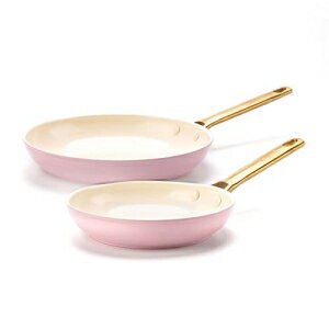 GreenPan Reserve Healthy Ceramic Nonstick Blush Frying Pan Set, Blush Pink, Frying Pan Set, 8