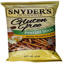 Snyder's of Hanover Oet[ I[i` vbcF nj[}X^[hƃIjIXeBbN 8IX [2pbN] Snyder's of Hanover Gluten Free All Natural Pretzel Honey Mustard and Onion Sticks 8oz [2 Pack]