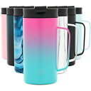 Simple Modern Coffee Mug Insulated Cup with Handle Scout Stainless Steel Travel Tumbler with Lid for Women, Men, 12oz Ombre: Sorbet