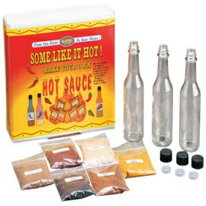 ̃zbg\[XLbg | 6 ̃j[NȃXpCXgVs | ₨ɂ҂ DIY Zbg Make Your Own Hot Sauce Kit | Specialty Recipes with 6 Unique Spices | Perfect DIY Set for a Dad or