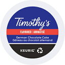 Timothy's German Chocolate Cake Coffee, Single-Serve Keurig K-Cup Pods, Flavored Medium Roast Coffee, 96 Count