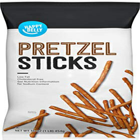 A}]uh-nbs[x[vbcFXeBbNA16IX Amazon Brand - Happy Belly Pretzel Sticks, 16 oz