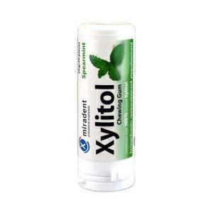 ガム Hager Pharma キシリトール チューインガム、スペアミント、30 個 Hager Pharma Xylitol Chewing Gum, Spearmint, 30 Count