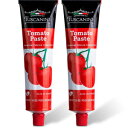 Tuscanini v~A _uZkg}gy[Xg `[uA7.5 IX (2 pbN) C^AYv~Ag}ggp Tuscanini Premium Double Concentrated Tomato Paste Tube, 7.5oz (2 Pack) Made with Premium Italian Tomatoes