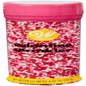 Food Items SPRINKLE MIX VDAY NONPA, us:one size, Pink, Red, White
