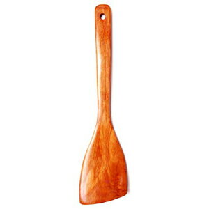 Luxxii (1 Pack) 12.75" Wooden Cooking Turner for Mixing, Baking, Serving Kitchen Utensils