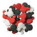 DecoPac ~bL[}EX NCAbh/ubN/zCgA3 |hAbhAubNAzCg DecoPac Mickey Mouse Quins, Red/Black/White, 3 Pounds, Red, Black, White