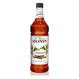 Monin - シナモンシロップ、甘くてスパイシーなシナモンの味、多用途なフレーバー、天然フレーバー、コーヒー、ココア、サイダー、カク..