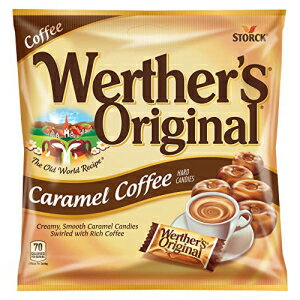 楽天GlomarketWerther's オリジナル ハード カーメル コーヒー キャンディ、2.65 オンス バッグ （12 個パック） Werther's Original Hard Carmel Coffee Candy, 2.65 Oz Bags （Pack of 12）
