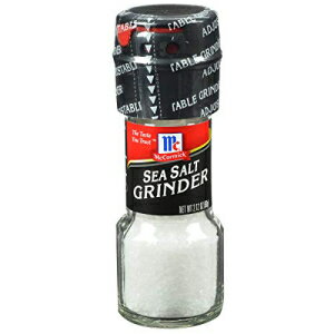 マコーミック シーソルト グラインダー、2.12 オンス (6 個パック) McCormick Sea Salt Grinder, 2.12 oz (Pack of 6)