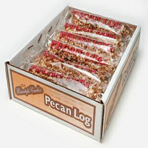 クラウン キャンディ ピーカン ログ - 個別包装された 2.5 オンスのピーカン ログ 1 箱あたり 12 個 Crown Candy Pecan Logs - 12 Individually Wrapped 2.5oz Pecan Logs Per Box