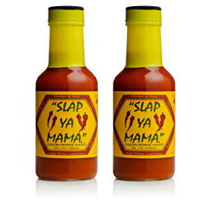 Slap Ya Mama I[i` CWAiX^C zbg\[XAPCWybp[A5IX{gA2pbN Slap Ya Mama All Natural Louisiana Style Hot Sauce, Cajun Pepper Flavor, 5 Ounce Bottle, Pack of 2