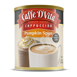 Caffe D'Vita パンプキン スパイス カプチーノ、6 個パック、1 ポンド缶 (16 オンス) Caffe D’Vita Pumpkin Spice Cappuccino, Pack of 6, 1 lb cans (16 oz)