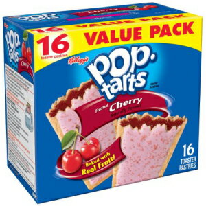 ケロッグ フロストチェリー ポップタルト 16 個 29.3 オンス Kellogg's Frosted Cherry Pop-Tarts 16 Count 29.3 OZ