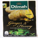 Dilmah, Tea, Single Origin Pure Ceylon Tea (Ginger & Honey, 20 Tea Bags (Pack of 3))