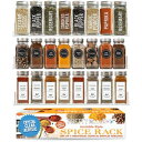 039 Invisible 039 Spice Rack Wall Mount: Pretty Display 15” Crystal-Clear, Acrylic Wall Spice Rack Organizer Shelves with Shelf Ends 3 Pack