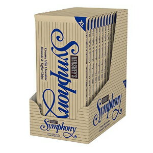 ハーシーのシンフォニーチョコレートキャンディーバー アーモンドとトフィー 特大（12個入り） HERSHEY 039 S Symphony Chocolate Candy Bar with Almonds and Toffee, Extra Large (Pack of 12)