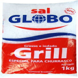 Globo Sal Grosso ブラジルバーベキュー用岩海塩 1kg、オリジナル、35.27 オンス Globo Sal Grosso Rock Sea Salt for Brazilian Barbecue 1kg, Original, 35.27 Ounce