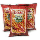 ΂тׂ sh 90g 3 Oishi Prawn Crackers Spicy Flavor 90g, 3 Pack