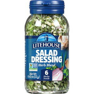 Litehouse フリーズドライサラダドレッシング ハーブブレンド、0.42 オンス Litehouse Freeze Dried Salad Dressing Herb Blend, 0.42 Ounce