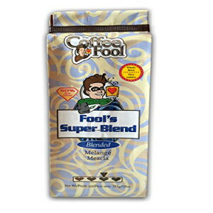 The Coffee Fool Fool's スーパーブレンド全豆コーヒー、0.66ポンド The Coffee Fool Fool's Super Blend Whole Bean Coffee, 0.66 Pound