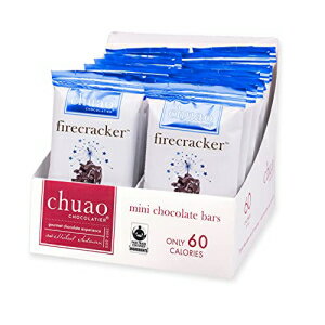 Chuao Chocolatier Firecracker Dark Chocolate Mini Bars | Gourmet Chocolate Sea Salt Chipotle Artisan European No Preservatives | For Gift Baskets, Christmas, Valentines Day, Gifts for Women, Men, Birthday, Thank You