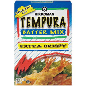 LbR[} ~bNXVՂ߁AGNXgTNTNAd10IXA2pbN Kikkoman Mix Tempura Batter,Extra crispy, net wt 10 oz,pack of 2