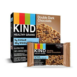 KIND ヘルシーグレインバー、ダブルダークチョコレート、40本 KIND Healthy Grains Bars, Double Dark Chocolate, 40 Count