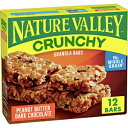 Nature Valley ピーナッツバター ダークチョコレート グラノーラバー、8.94 オンス、12 カラット (12 個パック) Nature Valley Peanut Butter Dark Chocolate Granola Bars, 8.94 oz, 12 ct (Pack of 12)