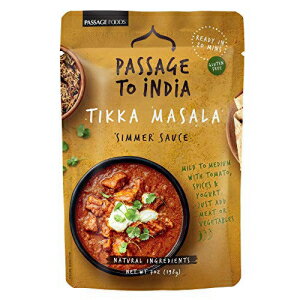 Passage To India ティッカマサラ シマーソース 7 オンス -- 1 ケースあたり 6 個入り。 Passage To India Tikka Masala Simmer Sauce, 7 Ounce -- 6 per case.