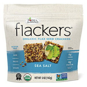 楽天Glomarketドクター・イン・ザ・キッチン クラッカー シーソルト フラッカー 5オンス （12個パック） Doctor In The Kitchen Cracker Sea Salt Flacker 5oz （Pack of 12）