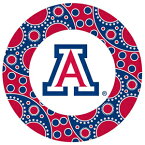 アリゾナ大学サークルのサースティストーンストーンウェアコースターセット Thirstystone Stoneware Coaster Set, University of Arizona Circles