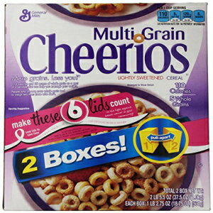 シリアル ゼネラルミルズマルチグレインチェリオスシリアル、軽く甘く、37.5オンス General Mills Multigrain Cheerios Cereal, Lightly Sweetened, 37.5 Ounce