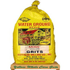 モスウォーターグラウンド イエローコーングリッツ 2ポンド Moss Water Ground Yellow Corn Grits 2 Lbs