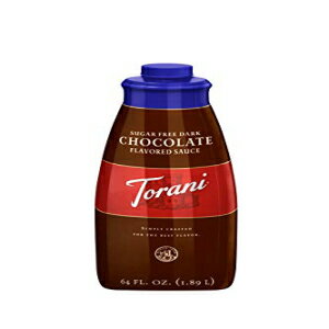 Torani VK[t[\[XA_[N`R[gA64IX Torani Sugar Free Sauce, Dark Chocolate, 64 Ounces