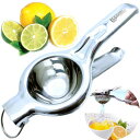 EcoJeannie Premium Quality Lemon Squeezer Stainless Steel w/Food Grade 304 Food Grade, Anti-Corrosive Premium Quality Manual Jumbo Size Squeezer, Manual Citrus Press Juicer