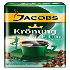 ジェイコブスクロヌンググラウンドジャーマンフィルターコーヒーバランス17.6オンス Jacobs Kronung Ground German Filter Coffee Balance 17.6 Ounce