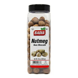 バディア ナツメグ ホール、16 オンス Badia Nutmeg Whole, 16 Ounce