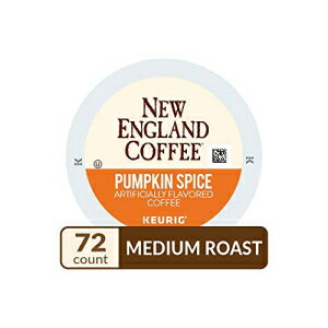 ニューイングランド コーヒー パンプキン スパイス、12 カウント (6 個パック) New England Coffee Pumpkin Spice, 12 count (pack of 6)