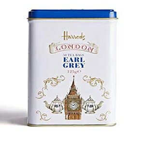 ハロッズ アールグレイティー (50ティーバッグ) Harrods Earl Grey Tea (50 Tea Bags)