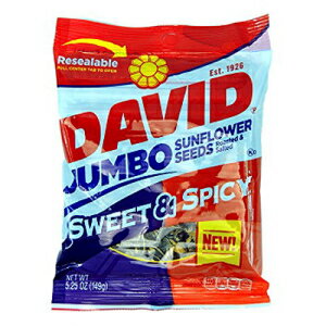 Product Of Davidҥޥμ   & ѥ 12 (5.25 ) - ҥޥμ / ʼȥե졼СĤ Product Of David, Sunflower Seeds Jumbo Sweet & Spicy , Count 12 (5.25 oz) - Sunflower