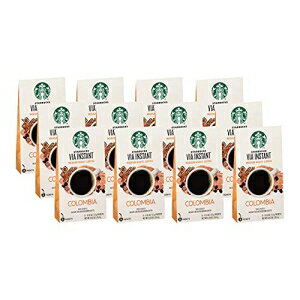 Starbucks VIA Instant Coffee, Colombia, 8 CT (Pack of 12)