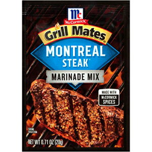 マコーミック モントリオール ステーキ グリル メイツ マリネ ミックス 0.71 オンス (12 個パック) McCormick Montreal Steak Grill Mates Marinade Mix 0.71 oz (Pack of 12)