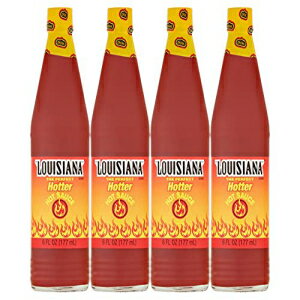 Louisiana Brand Hotter Hot Sauce - 6 oz (Pack of 4)