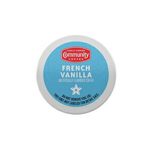 Community Coffee French Vanilla Flavored 24 Count Coffee Pods, Medium Roast, Compatible with Keurig 2.0 K-Cup Brewers, 24 Count (Pack of 1)