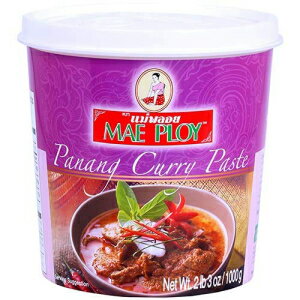 Mae Ploy Panang Curry Paste, Authentic Thai Panang Curry Paste For Thai Curries And Other Dishes, Aromatic Blend Of Herbs, Spices And Shrimp Paste, No MSG, Preservatives Or Artificial Coloring (35 oz Tub)